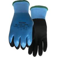 Gants hydrofuges Stealth Black Ops, Taille Petit, Calibre 15, Rev&ecirc;tement Latex de caoutchouc, Enveloppe en Fibre de verre/Polyester, ASTM ANSI niveau A4 Nia-Chem Ltd.