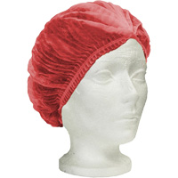Bonnet bouffant pliss&eacute; RONCO Care, Polypropyl&egrave;ne, 24", Rouge Nia-Chem Ltd.