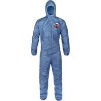 Hooded Coveralls, Large, Blue, MicroMax&reg; VP Nia-Chem Ltd.