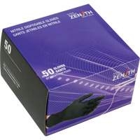 Emballages de gants jetables pour machine distributrice, Petit, Nitrile, 5 mils, Sans poudre, Noir, Classe 2 Nia-Chem Ltd.