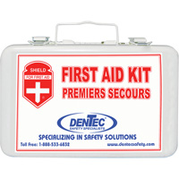 Shield™ First Aid Kit, CSA Type 1 Personal, Personal (1 Worker), Metal Box SHJ844 | Nia-Chem Ltd.