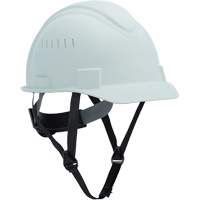 Casque North &agrave; bordure courte, R&eacute;pond aux normes CSA type 1, Suspension Rochet, Ventil&eacute; Nia-Chem Ltd.