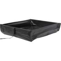 Collapsible Roll-Up Spill Berm, 60 US gal. Capacity, 4' W x 4' L x 6" H Nia-Chem Ltd.