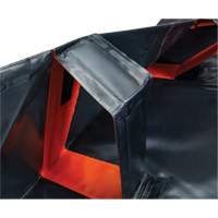 Berme d&eacute;ployable &agrave; mur IBX, Capacit&eacute; 268 gal. US, 6' la x 6' lo x 12" h, Support &agrave; encliqueter Nia-Chem Ltd.