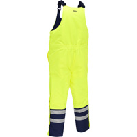 Salopette pour le froid extr&ecirc;me Bisley, Polyester, Petit, Jaune lime haute visibilit&eacute; Nia-Chem Ltd.