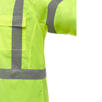 Chemise de travail &agrave; manches longues et X au dos Bisley avec X-Airflow, Poly-coton, Petit, Jaune lime haute visibilit&eacute; Nia-Chem Ltd.