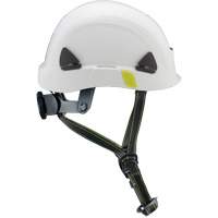Casque de s&eacute;curit&eacute; d'escalade Fibre Metal, R&eacute;pond aux normes CSA type 2, Suspension Rochet, Non ventil&eacute; Nia-Chem Ltd.