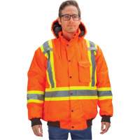 Parka d'hiver imperm&eacute;able 7-en-1, Orange haute visibilit&eacute;, Grand Nia-Chem Ltd.