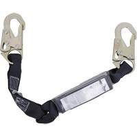 SA-5200-2.5 Shock Absorbing Lanyard, 2.5', Snap Hook Center, Snap Hook Leg Ends, Polyester Nia-Chem Ltd.