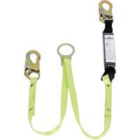 SA-5405-4 Shock Absorbing Lanyard, 4', Snap Hook Center, Snap Hook Leg Ends, Polyester Nia-Chem Ltd.