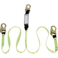SA-54000-6 Shock Absorbing Lanyard, 6', Snap Hook Center, Snap Hook Leg Ends, Polyester Nia-Chem Ltd.
