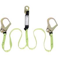 SA-54022-4 Shock Absorbing Lanyard, 4', Form Hook Center, Snap Hook Leg Ends, Polyester Nia-Chem Ltd.