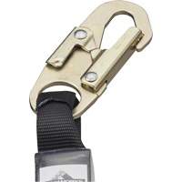SA-5500-4 Shock Absorbing Lanyard, 4', Snap Hook Center, Snap Hook Leg Ends, Galvanized Steel Nia-Chem Ltd.