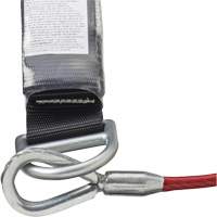 SA-5502-6 Shock Absorbing Lanyard, 6', Form Hook Center, Snap Hook Leg Ends, Galvanized Steel Nia-Chem Ltd.