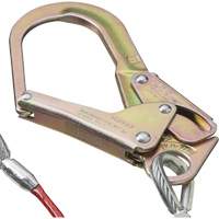 SA-55522-4 PVC-Coated Shock Absorbing Lanyard, 4', Form Hook Center, Snap Hook Leg Ends, Galvanized Steel Nia-Chem Ltd.