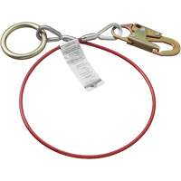 AS-21210-6 6' Cable Anchor with Snap Hook & O-Ring, Sling, Temporary Use Nia-Chem Ltd.