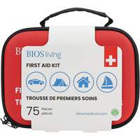 75-Piece Home & Travel First Aid Kit, Nylon Bag Nia-Chem Ltd.