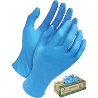 Gants jetables en tri polym&egrave;re, Petit, Poly&eacute;thyl&egrave;ne, 5 mils, Sans poudre, Bleu Nia-Chem Ltd.