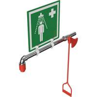 Douche de rinçage, Montage sur canalisation circulaire Nia-Chem Ltd.