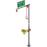 Douche combin&eacute;e avec cuvette ouverte en ABS et entr&eacute;e sup&eacute;rieure, Socle Nia-Chem Ltd.