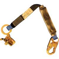 Trailing Rope Grab with Attached Shock Pack Lanyard, 2', Snap Hook Center, Snap Hook Leg Ends, Polyester Nia-Chem Ltd.