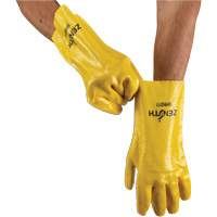 Gants &agrave; fini rugueux et r&eacute;sistants aux produits chimiques, Taille 9, 12" lo, PVC, Doublure en Interlock, 47-mil Nia-Chem Ltd.