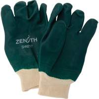 Gants verts &agrave; double enduit, 10" lo, PVC, Doublure en Jersey de coton, 70 mils Nia-Chem Ltd.