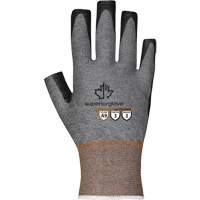 Ultra-Thin Open-Finger Gloves, Size 5, 21 Gauge, Nitrile Coated, TenActiv Shell, ASTM ANSI Level A9 Nia-Chem Ltd.
