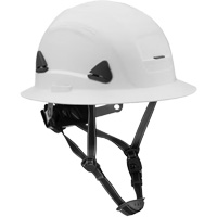 Casque Fibre Metal de style escalade avec bordure compl&egrave;te, R&eacute;pond aux normes CSA type 2, Suspension Rochet, Non ventil&eacute; Nia-Chem Ltd.