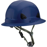 Casque Fibre Metal de style escalade avec bordure compl&egrave;te, R&eacute;pond aux normes CSA type 2, Suspension Rochet, Non ventil&eacute; Nia-Chem Ltd.