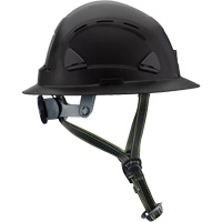 Casque Fibre Metal de style escalade avec bordure compl&egrave;te, R&eacute;pond aux normes CSA type 2, Suspension Rochet, Ventil&eacute; Nia-Chem Ltd.