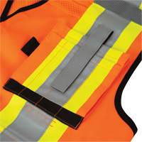 6680 High-Visibility Antimicrobial Mesh-Back Surveyor Vest, High Visibility Orange, Small, Polyester Nia-Chem Ltd.