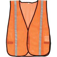 Compact Mesh Safety Vest, High Visibility Orange, Polyester Nia-Chem Ltd.