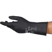 AlphaTec&reg; 87-118 Chemical-Resistance Gloves, Size Small/7, 12.6" L, Rubber Latex, Cotton Inner Lining, 31-mil Nia-Chem Ltd.