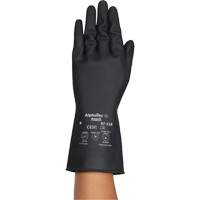 AlphaTec&reg; 87-118 Chemical-Resistance Gloves, Size Small/7, 12.6" L, Rubber Latex, Cotton Inner Lining, 31-mil Nia-Chem Ltd.