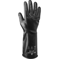 Gants 874 r&eacute;sistants aux produits chimiques, Taille Petit/7, 14" lo, Caoutchouc butyle, 13,78-mil Nia-Chem Ltd.