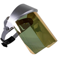 Heat Reflective Face Shield, Polycarbonate, Ratchet Suspension Nia-Chem Ltd.