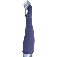 Manchette ASP &agrave; 2 plis avec trou pour pouce ECO Series Kut Gard, Aramide, 14", ASTM ANSI niveau A3, Mauve Nia-Chem Ltd.
