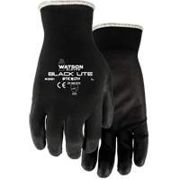 391 Stealth Black Lite Gloves, X-Small, Polyurethane Coating, Polyester Shell Nia-Chem Ltd.
