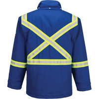 Bizflame&reg; 88/12 Insulated Winter Parka, Blue, Small Nia-Chem Ltd.