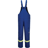 Bizflame&reg; 88/12 Insulated Bib Pants, Cotton/Nylon, Small, Blue Nia-Chem Ltd.