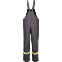 Bizflame&reg; 88/12 Insulated Bib Pants, Cotton/Nylon, Small, Grey Nia-Chem Ltd.