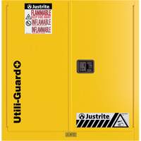 Armoire de s&eacute;curit&eacute; pour produits inflammables Utili-Guard+, 30 gal., 1 Porte(s), 43" La x 44" h x 22" p Nia-Chem Ltd.