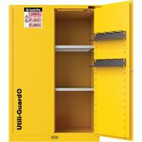 Armoire de s&eacute;curit&eacute; pour produits inflammables Utili-Guard+, 45 gal., 2 Porte(s), 43" La x 65" h x 22" p Nia-Chem Ltd.