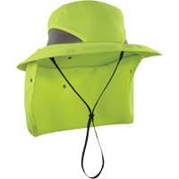 Chapeau de garde forestier 8934 Chill-Its avec prot&egrave;ge-nuque, petit/moyen, Lime haute visibilit&eacute; Nia-Chem Ltd.