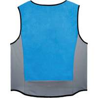 Chill-Its 6667 Wet Evaporative Cooling Vest with Zipper Closure, Medium, Blue Nia-Chem Ltd.