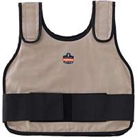 Veste de refroidissement &agrave; changement de phase standard avec sachets de recharge Chill-Its 6230, Petit/Moyen, Khaki Nia-Chem Ltd.