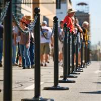 Chaîne de barri&egrave;re en plastique, Vert Nia-Chem Ltd.