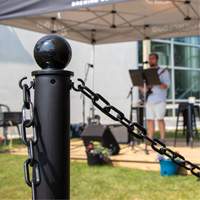 Chaîne de barri&egrave;re en plastique, Vert Nia-Chem Ltd.