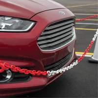 Chaîne de barri&egrave;re en plastique &agrave; deux couleurs, Vert/Blanc Nia-Chem Ltd.